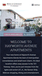 Mobile Screenshot of hayworthapts.com